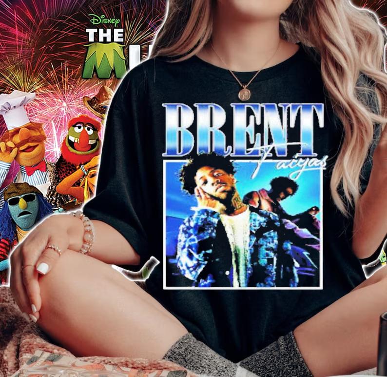 Brent Faiyaz Rock Band 90s Rap T-Shirt t-shirt