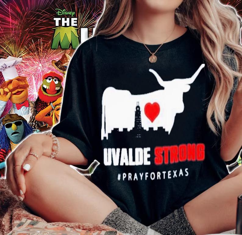 Buffalo City Uvalde Strong Pray For Texas Anti Gun Pray For Texas Shirt t-shirt