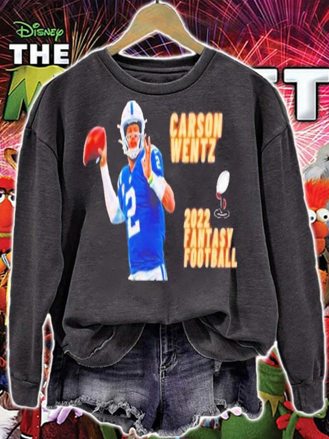 Carson Wentz Washington Commanders Fantasy Football 2022 Shirt t-shirt sweatshirt