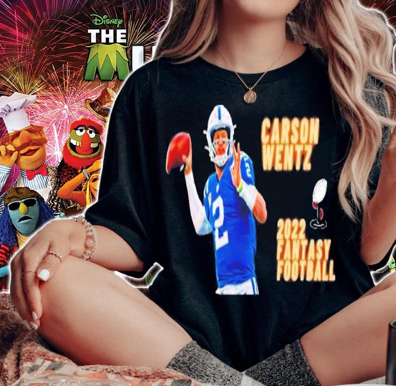 Carson Wentz Washington Commanders Fantasy Football 2022 Shirt t-shirt woman shirt