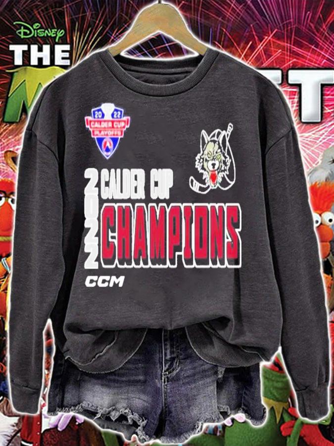 Chicago Wolves 2022 Calder Cup Champions Locker Room T-Shirt t-shirt