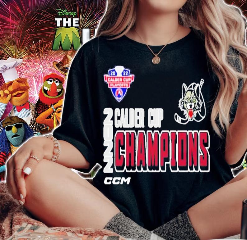 Chicago Wolves 2022 Calder Cup Champions Locker Room T-Shirt t-shirt