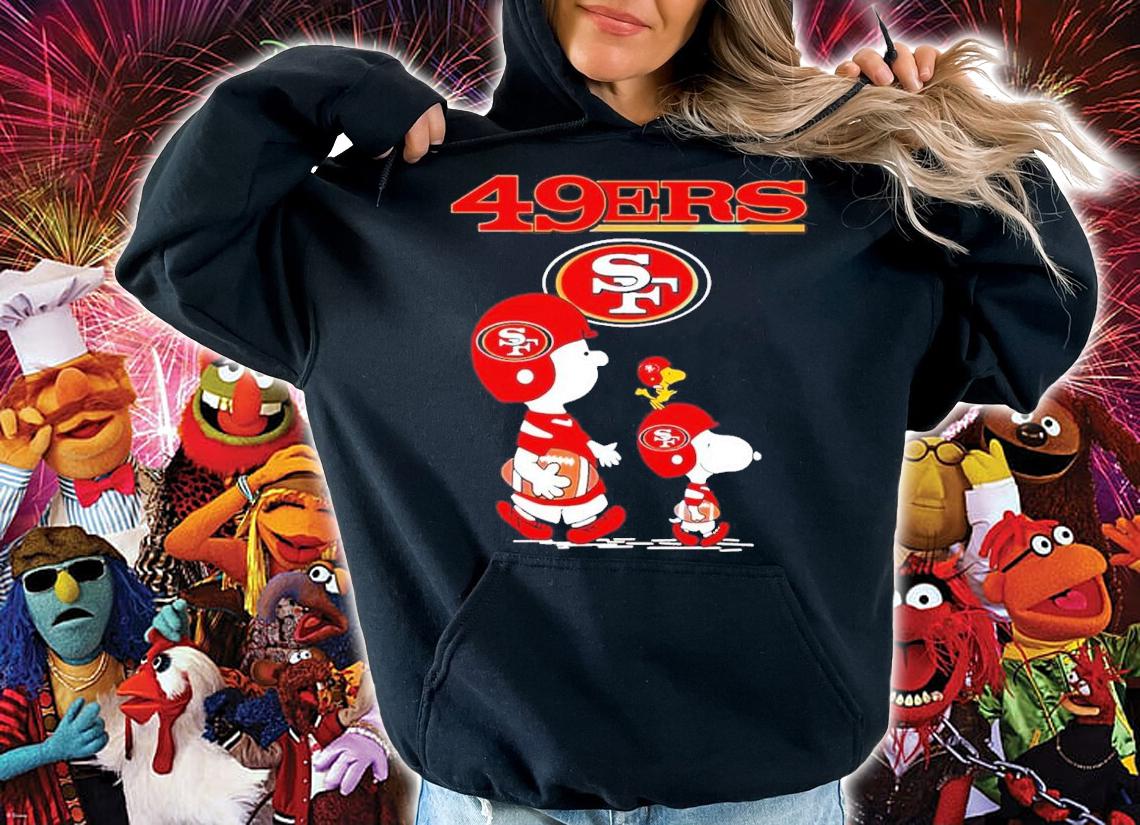 Super Bowl San Francisco 49ers Snoopy The Peanuts Shirt t-shirt hoodie