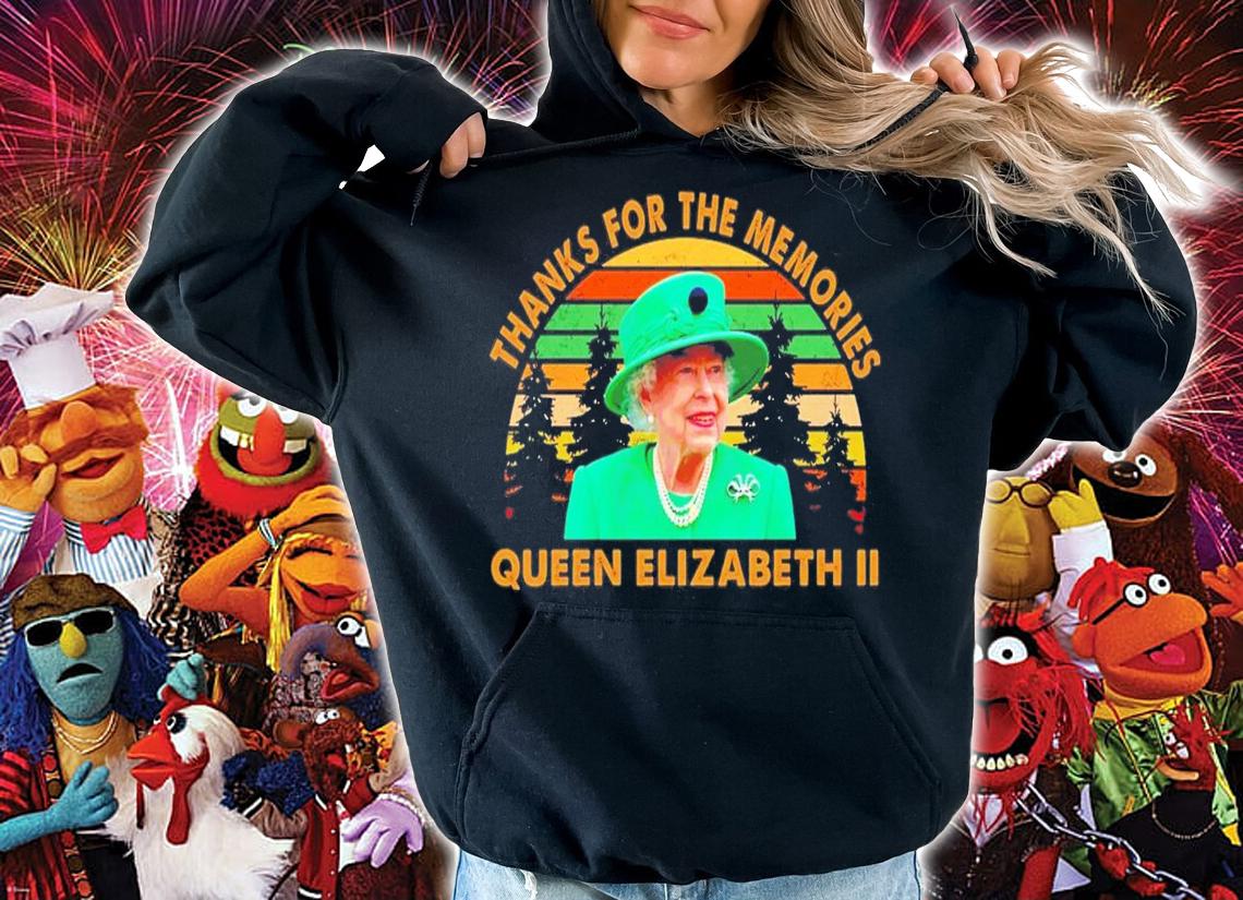 Thanks For The Memories The Queen Elizabeth II 1926-2022 Vintage T-Shirt t-shirt hoodie