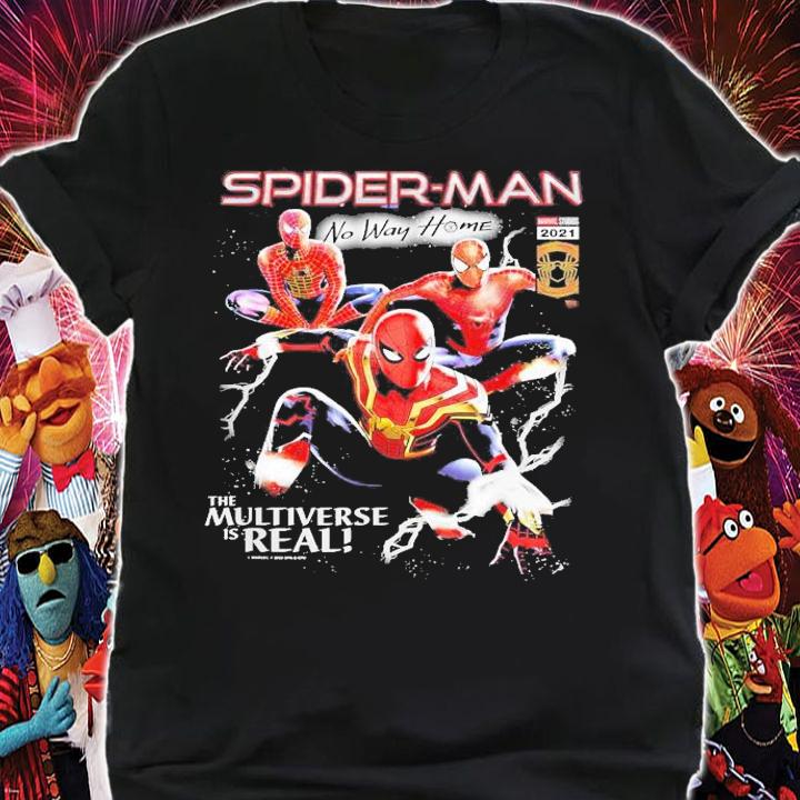 The Multiverse Is Real Spider-Man No Way Home Comics T-Shirt t-shirt