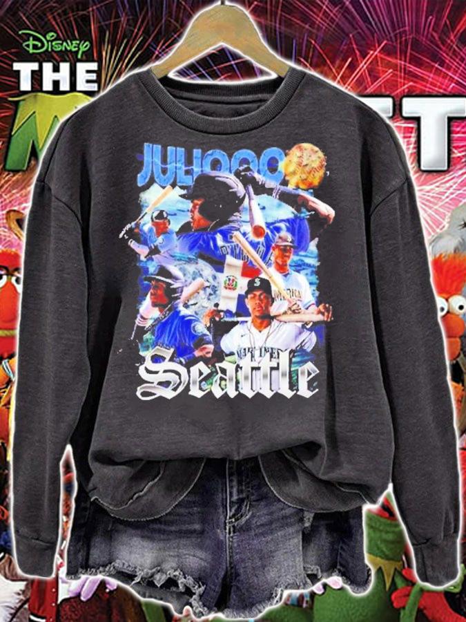 Vintage Julio Rodriguez MLB Mariners Baseball T-Shirt t-shirt sweatshirt