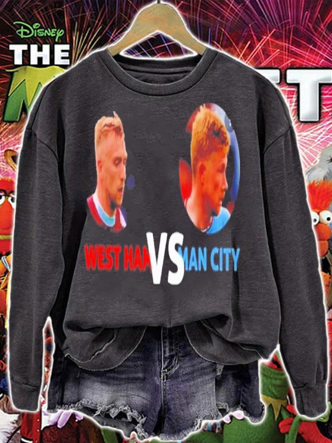 West Ham Vs Man City Shirt t-shirt