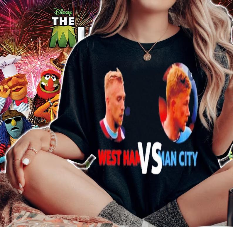West Ham Vs Man City Shirt t-shirt