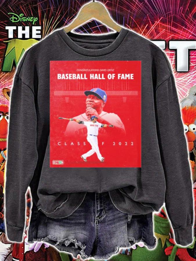 Congratulations David Ortiz Baseball Hall Of Fame Class Of 2022 Shirt t-shirt