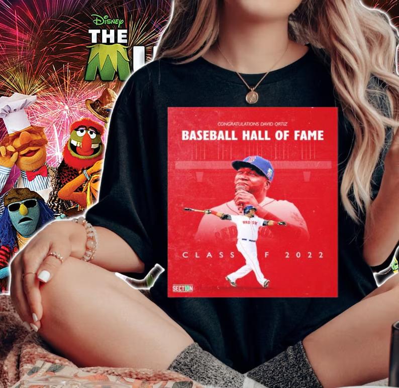 Congratulations David Ortiz Baseball Hall Of Fame Class Of 2022 Shirt t-shirt