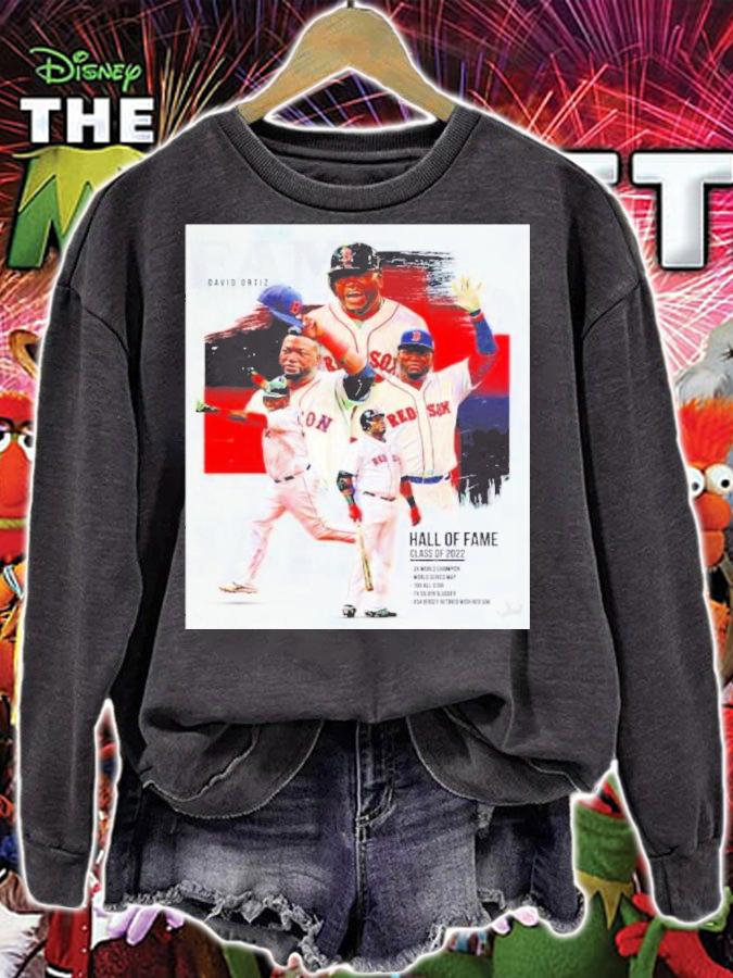 David Ortiz Boston Red Sox Big Papi Hall Of Fame Class Of 2022 Shirt t-shirt sweatshirt