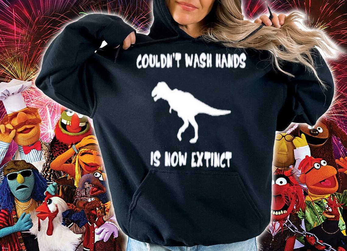 Dinosaurs Couldn't Wash Hands Is Now Extinct Shirt t-shirt