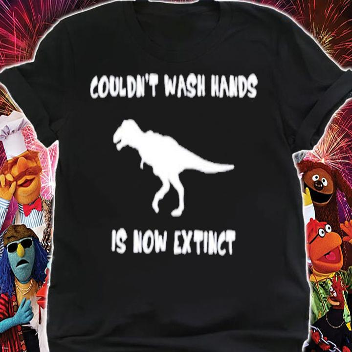 Dinosaurs Couldn't Wash Hands Is Now Extinct Shirt t-shirt