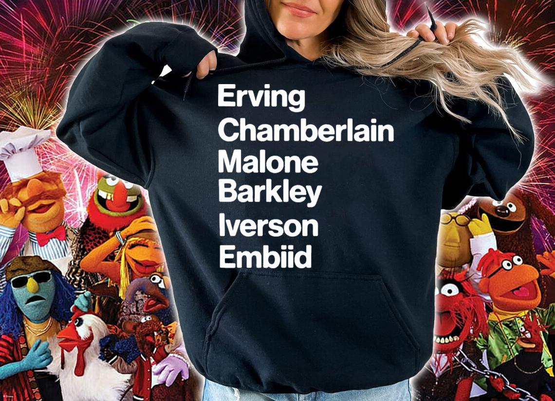 Erving Chamberlain Malone Barley Iverson Embiid T-Shirt t-shirt