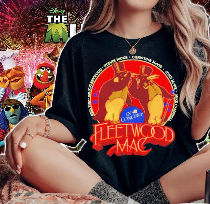 Fleetwood Mac Penguin Shirt t-shirt woman shirt