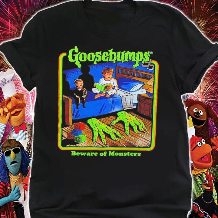 Goosebumps Beware Of Monsters Horror Halloween Shirt t-shirt