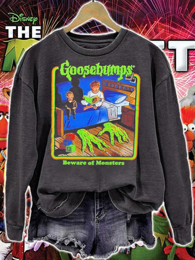 Goosebumps Beware Of Monsters Horror Halloween Shirt t-shirt
