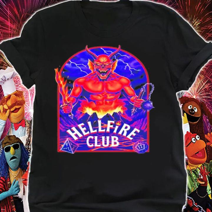 Hellfire Club Fanart Stranger Things Thunder Fire Shirt t-shirt shirt