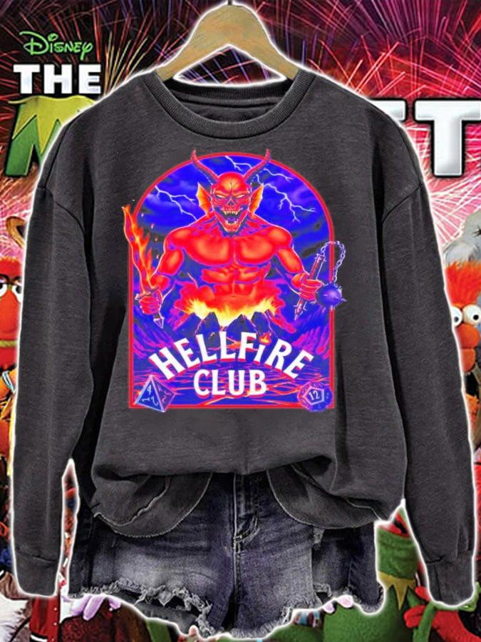 Hellfire Club Fanart Stranger Things Thunder Fire Shirt t-shirt sweatshirt