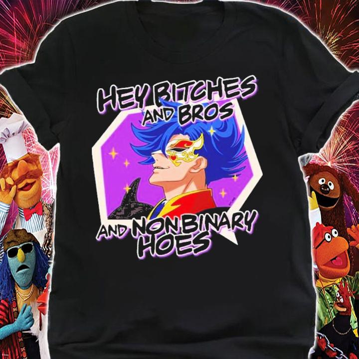 Hey Bitches And Bros And Non Binary Hoes Adam SK8 The Infinity Shirt t-shirt