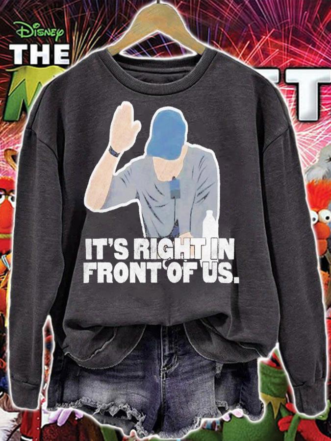 It's Right In Front Of Us Aaron Boone Talkin' Yanks Jomboy Shirt t-shirt sweatshirt