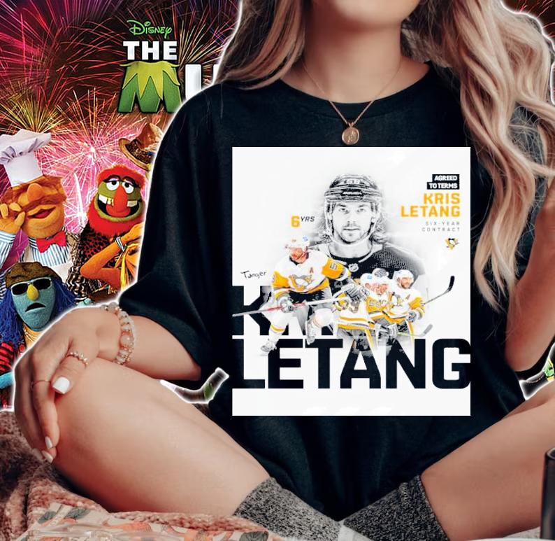 Kris Letang Pittsburgh Penguins Agreed To Terms 6-Year Contract Shirt t-shirt woman shirt