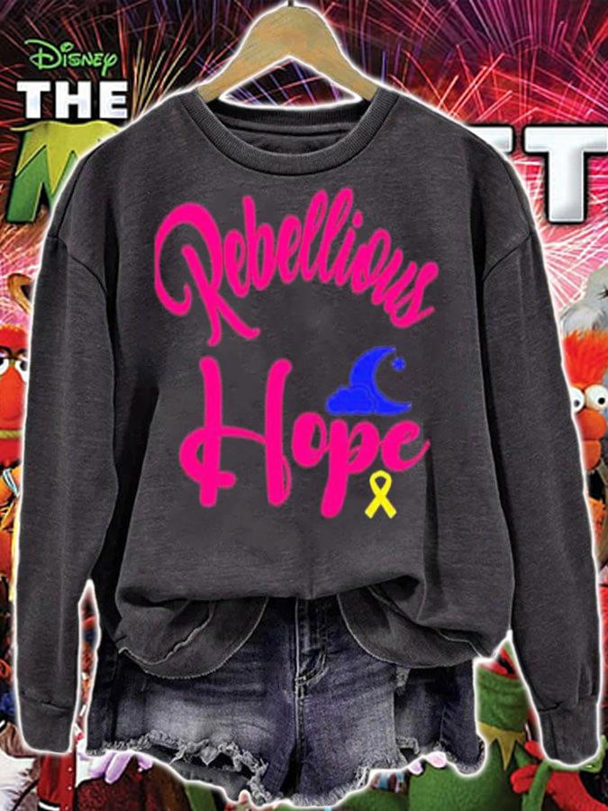 Rebellious Hope Bowel Babe Relaxed Fit Awareness Shirt t-shirt