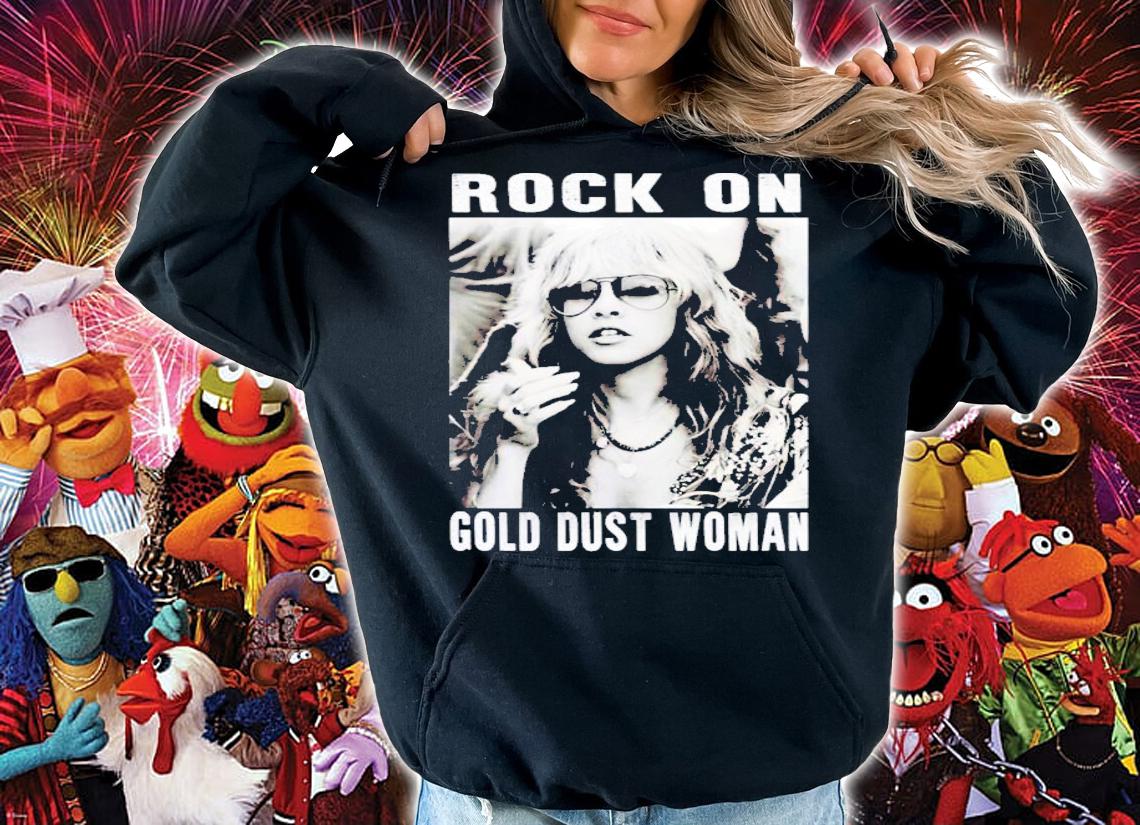 Rock On Gold Dust Woman Stevie Nicks T-Shirt t-shirt