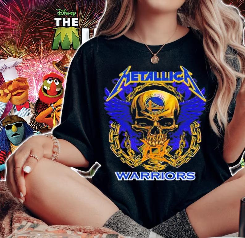 Skull Metallica Golden State Warriors 2022 Shirt t-shirt woman shirt