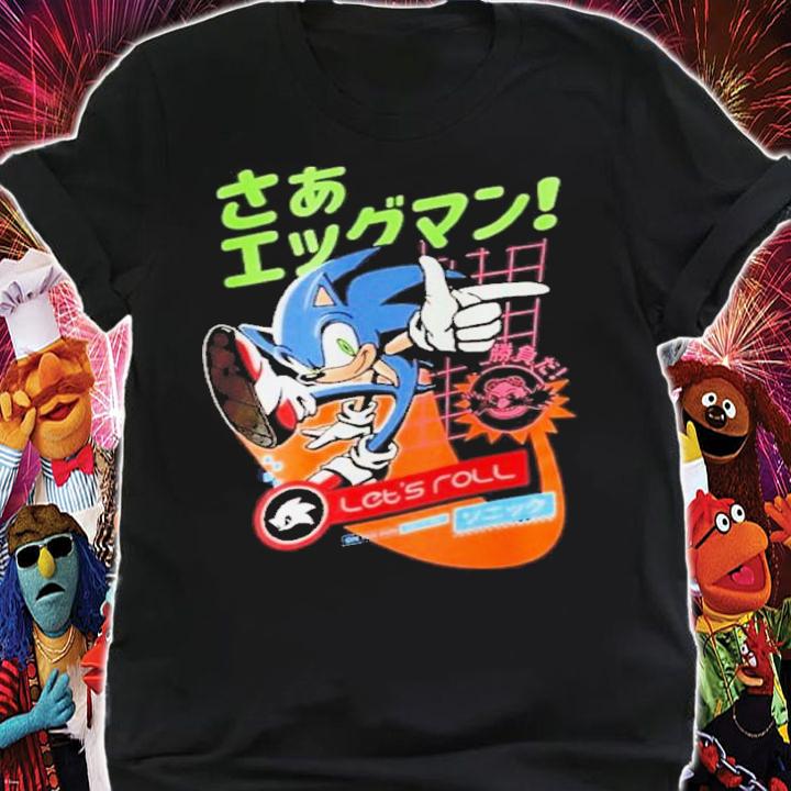 Sonic The Hedgehog With Kanji Shirt t-shirt shirt
