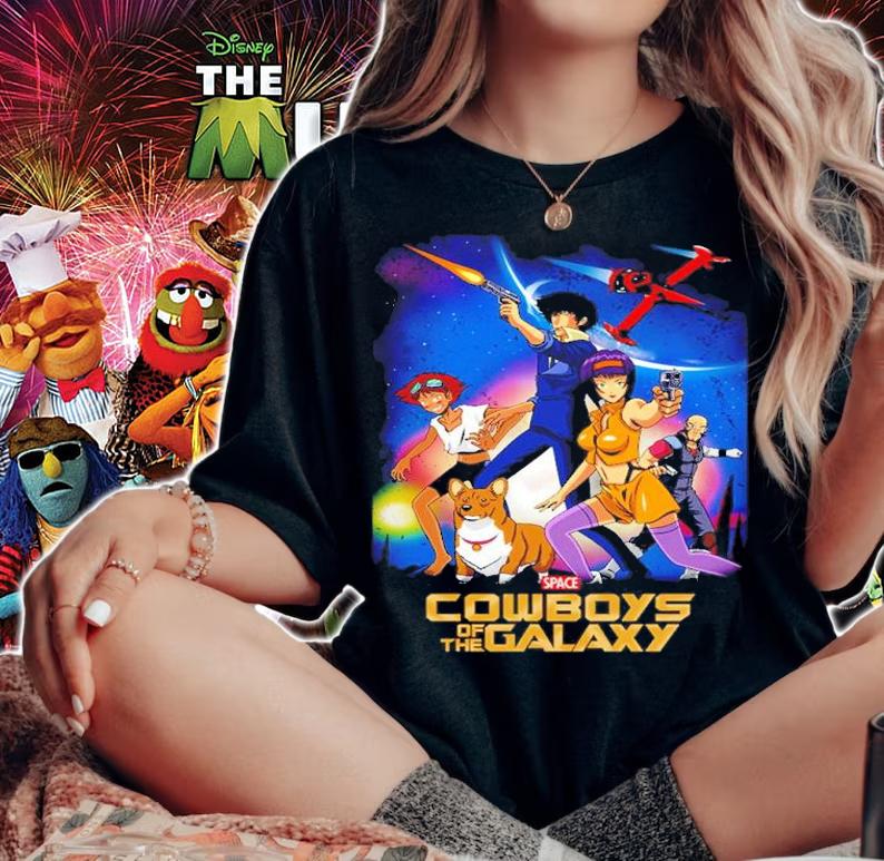 Space Cowboys Of The Galaxy Cowboy Bebop X Guardians Of The Galaxy Shirt t-shirt woman shirt
