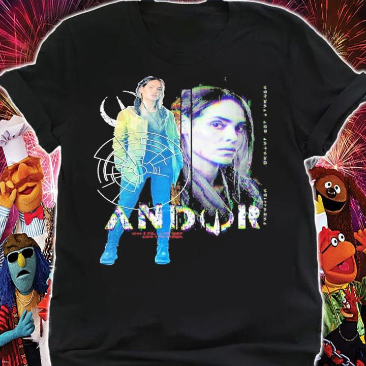 Star Wars Andor Female Rebel Glitched shirt t-shirt