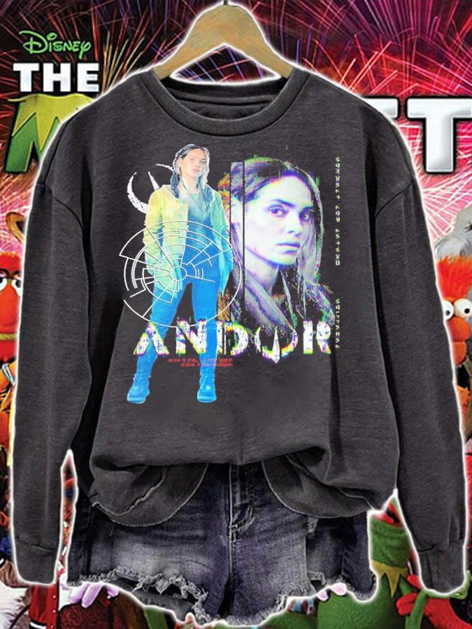 Star Wars Andor Female Rebel Glitched shirt t-shirt