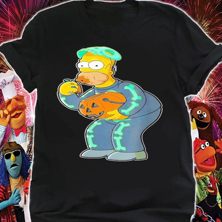 The Simpsons Homer Candy Feast Treehouse Of Horror Halloween T-Shirt t-shirt