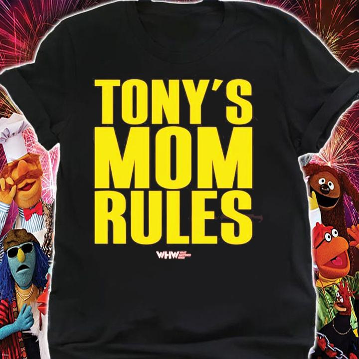 Tony's Mom Rules shirt, hoodie, sweater and tank top t-shirt