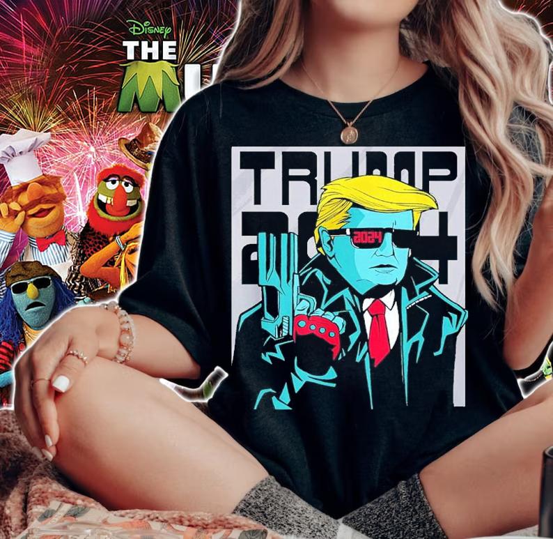 Trump MAGA 2024 Patriot POTUS Republican USA Terminator shirt t-shirt woman shirt