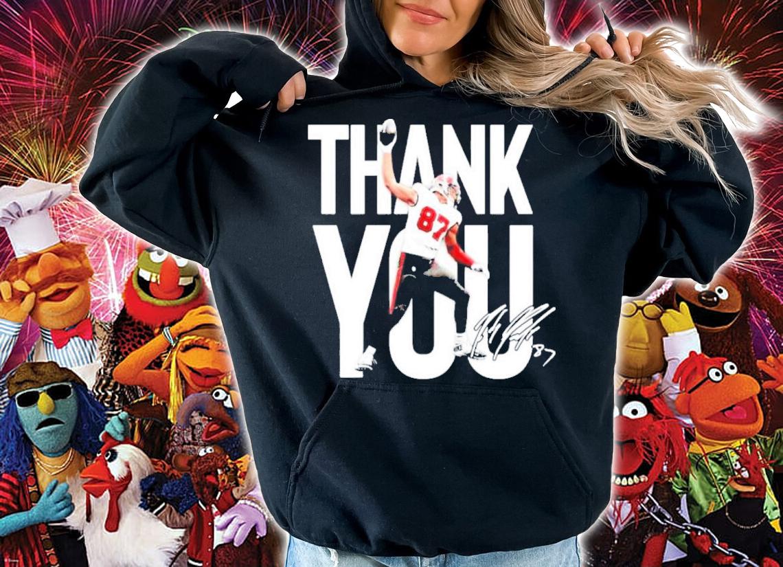 Thank You Rob Gronkowski 87 Signature Shirt t-shirt hoodie