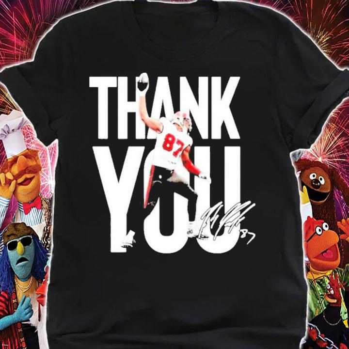 Thank You Rob Gronkowski 87 Signature Shirt t-shirt shirt