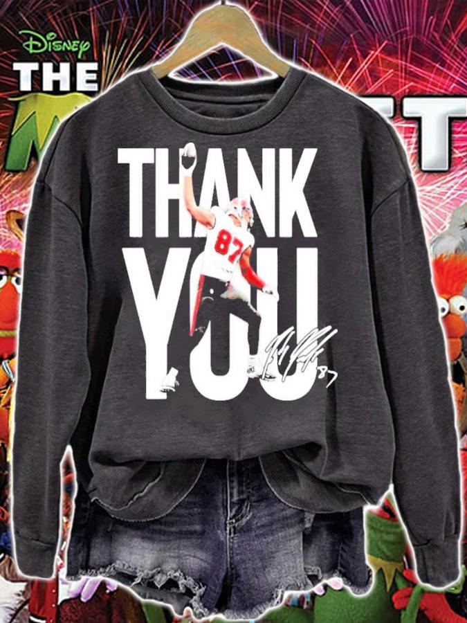 Thank You Rob Gronkowski 87 Signature Shirt t-shirt sweatshirt