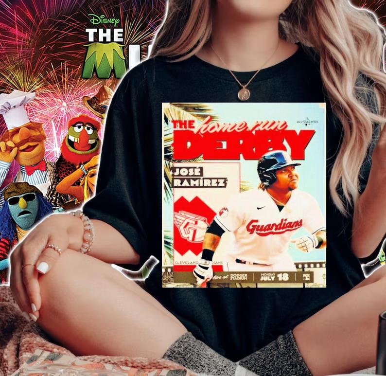 The Home Runs Derby Jose Ramirez Cleveland Guardians All Star-Game 2022 Shirt t-shirt woman shirt