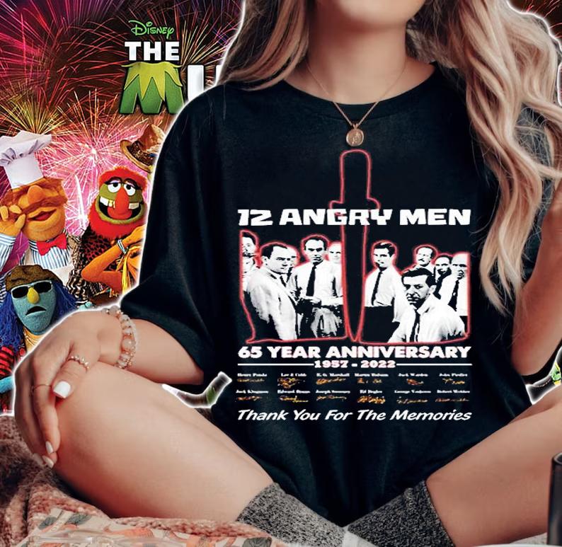 12 Angry Men 65 year anniversary 1957 2022 thank you for the memories shirt t-shirt