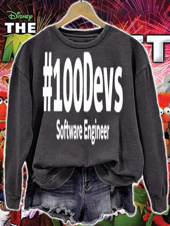 100Devs Software Engineer T-Shirt t-shirt sweatshirt