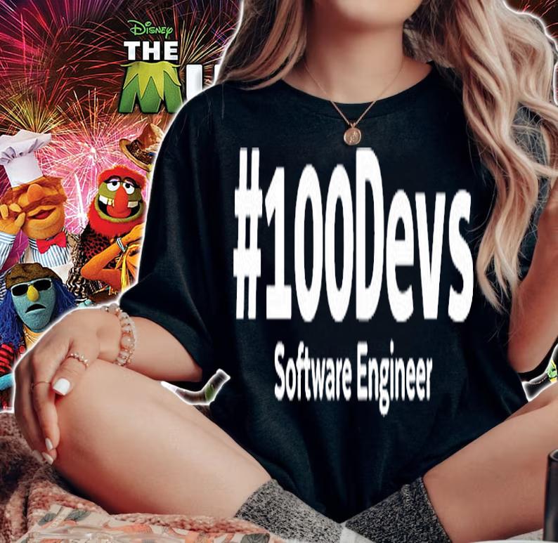100Devs Software Engineer T-Shirt t-shirt woman shirt