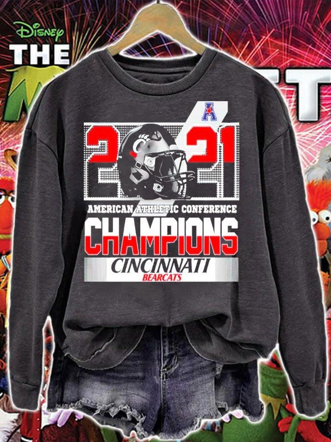 2021 American Athletic Conference Champions Cincinnati Bearcats Shirt t-shirt