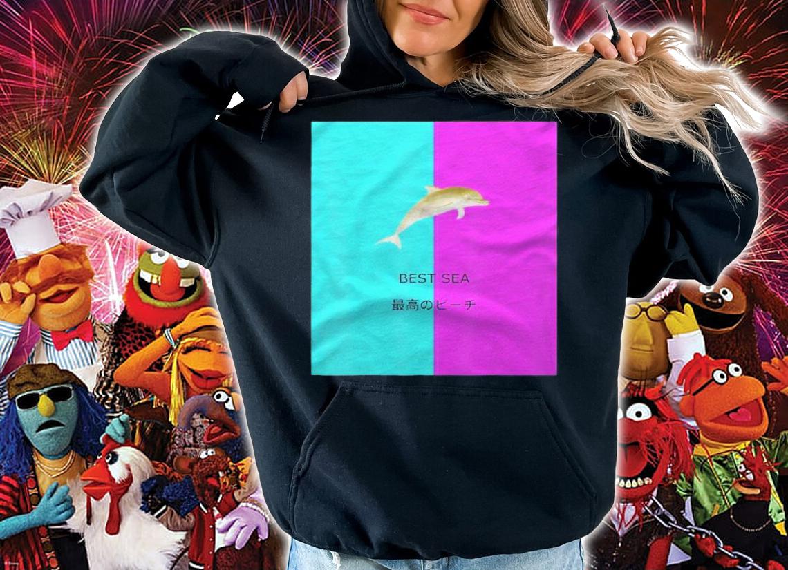90S Aesthetic Vaporwave Style Inspired Dolphin Shirt t-shirt hoodie