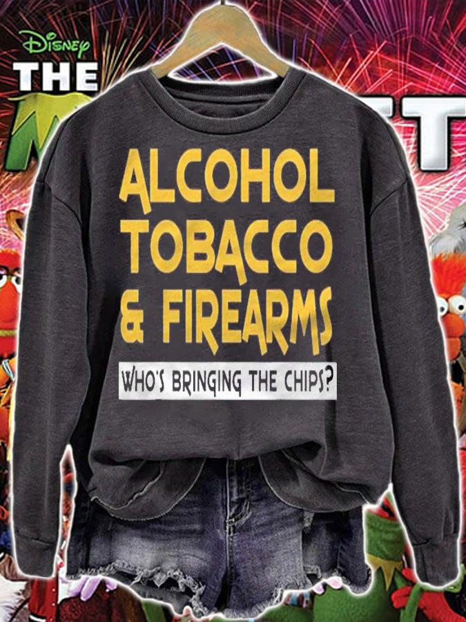 Alcohol Tobacco And Firearms WhoS Bringing The Chips shirt t-shirt