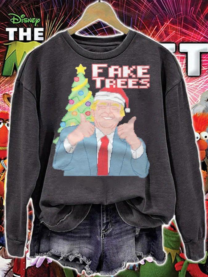 Anti President fake Trees President Donald Trump T-Shirt t-shirt sweatshirt