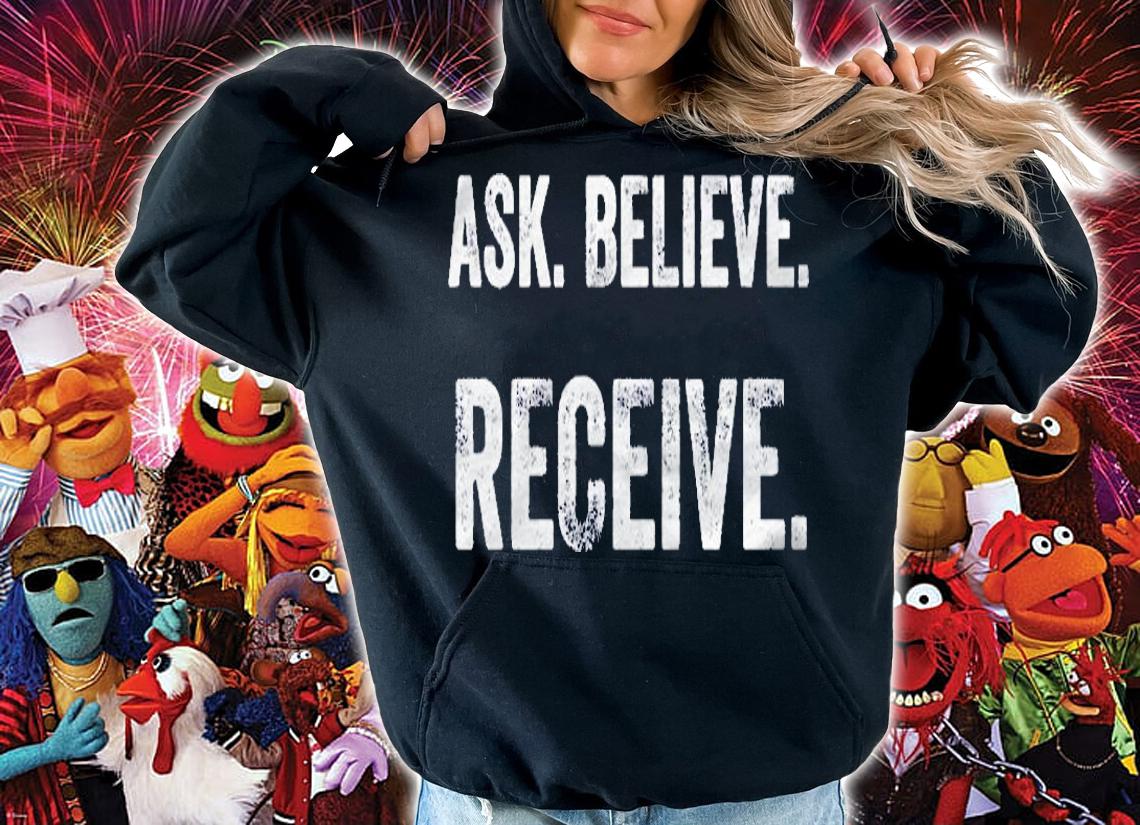Ask Believe Receive Law Of Attraction Manifest Money 1111 Ver2 Shirt t-shirt hoodie