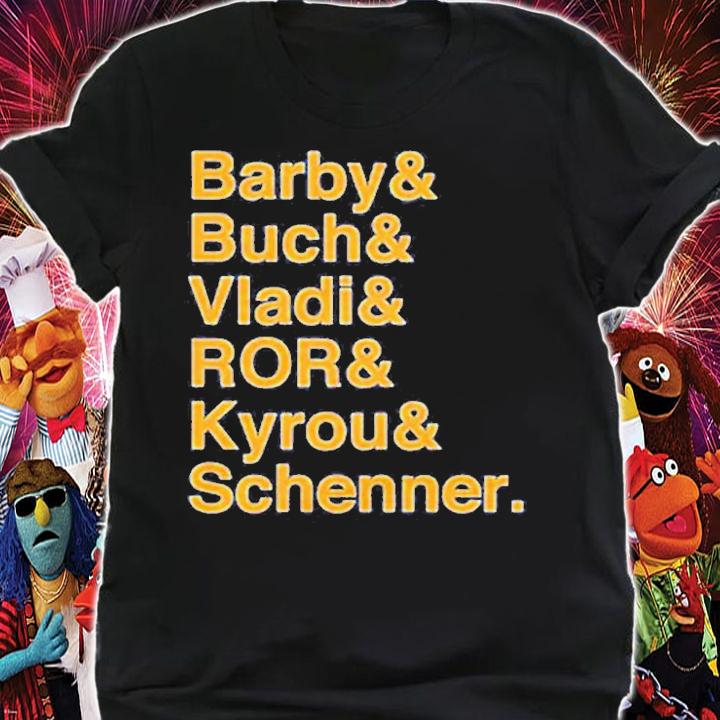 Barby And Buch And Vladi And Ror And Schenner And Kyrou T-Shirt t-shirt