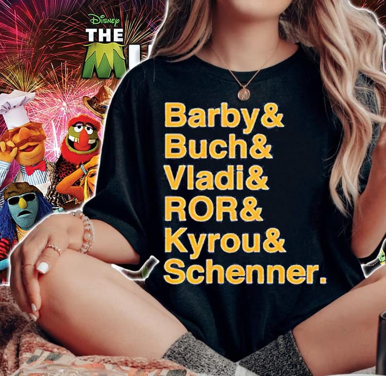 Barby And Buch And Vladi And Ror And Schenner And Kyrou T-Shirt t-shirt